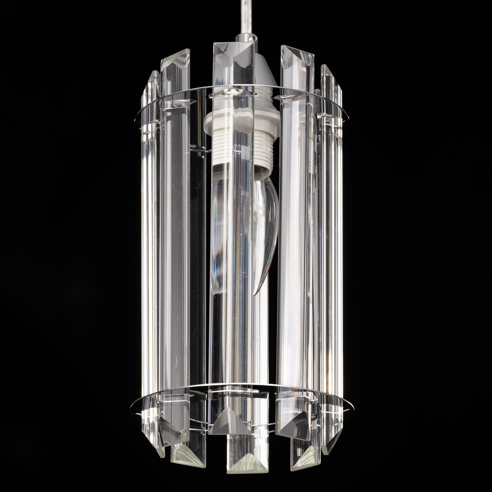 Citilux Джейн CL306031 Хрустальный подвесной светильник Хром