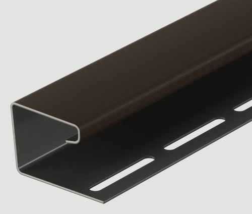 Планка "J-профиль" каштан 3 м