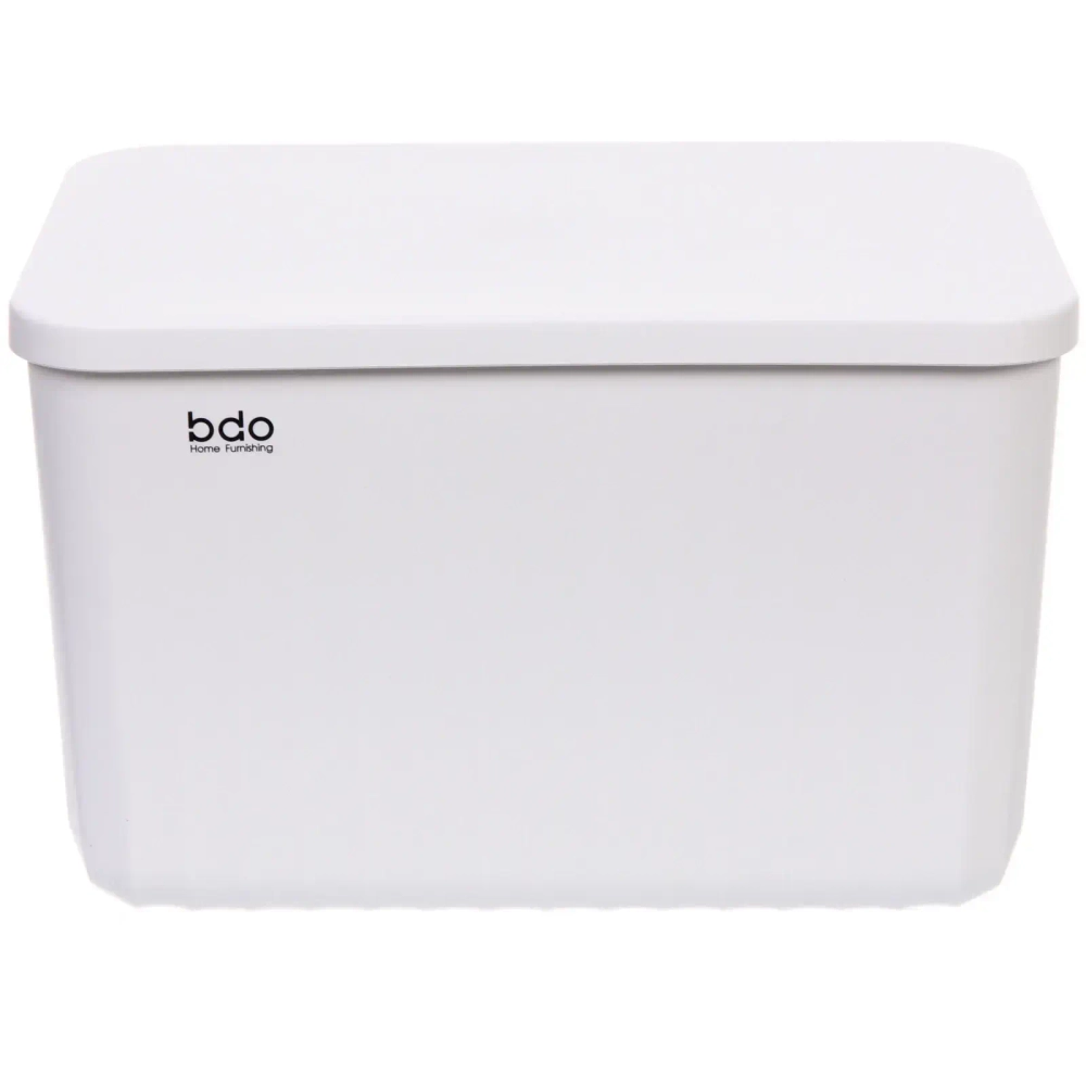 Корзина - органайзер с крышкой «БИСКОТТИ», цвет белый, 26*18*16см