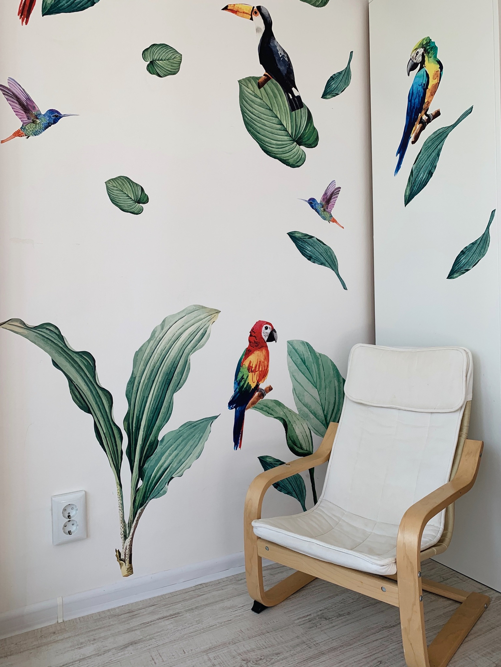 Стикеры ТРОПИЧЕСКАЯ ЗЕЛЕНЬ