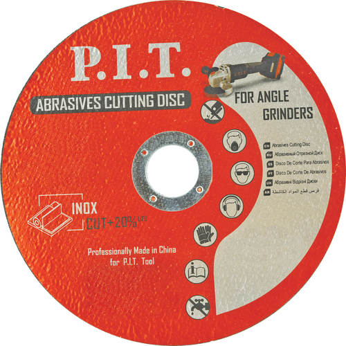 (ХОС) Диск отрезной по металлу P.I.T. 115x22,2x1,6 мм, (ACTW01-1153)