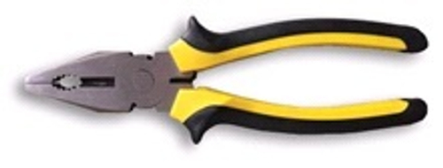 Плоскогубцы (49/1)  160мм  углерод.сталь,сатинир.пов-сть, 2-цв.облив.руч  (888)  6221160