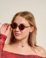 Очки солнцезащитные Spunky Free Flow Ring-Dong Brown. dark brown lens