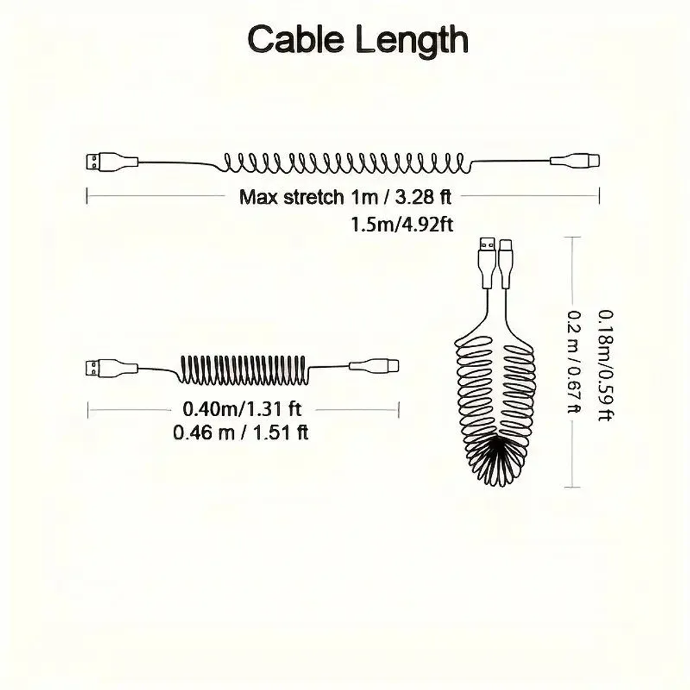 Удлинитель кабеля Apple Lightning/USB Type-A, 1 м, черный матовый