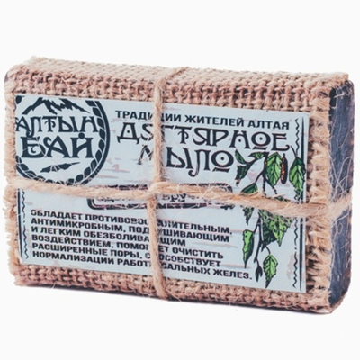 Мыло ручной работы «ДЕГТЯРНОЕ»