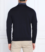 Хлопковый свитер baram-l BOSS BLACK - темно-синий(50476363)