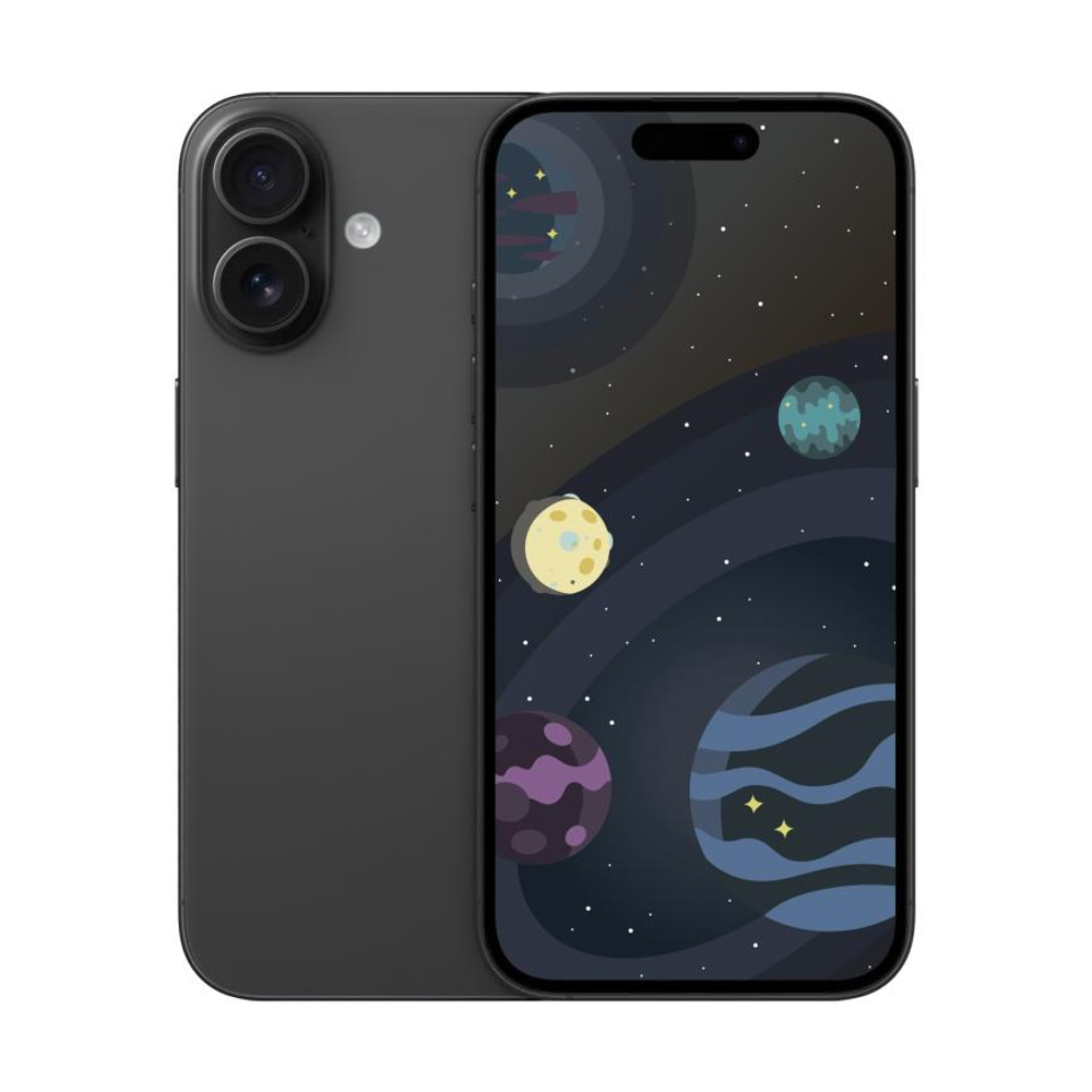 Смартфон Apple iPhone 16 128 ГБ (Чёрный | Black)