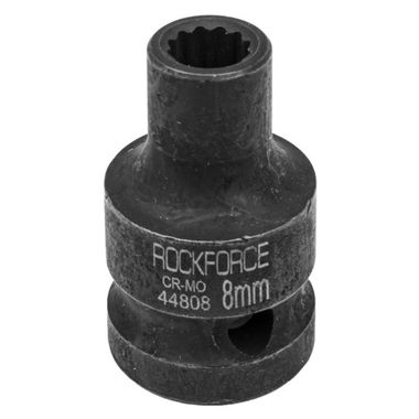Головка ударная 8мм 12гр. 1/2'' RockForce RF-44808