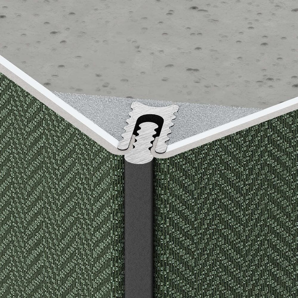 Теневой профиль разделительный анодированный латунный, 3000x3x8,5 мм