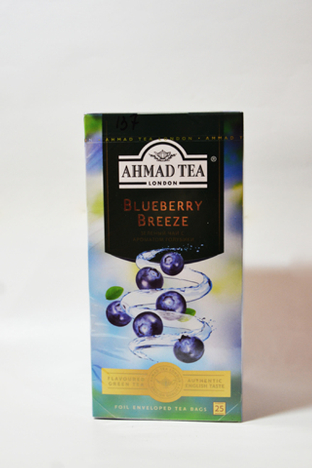 Похожие голубика • 25 шт.  Ahmad Tea Blueberry Breeze зеленый чай в пакетиках, 25 шт