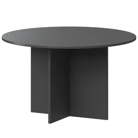 Стол для переговоров А-029 Антрацит 1200x1200x760 Арго