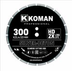 Диск алмазный KOMAN диаметр 300мм(12") Бетон (Professional)