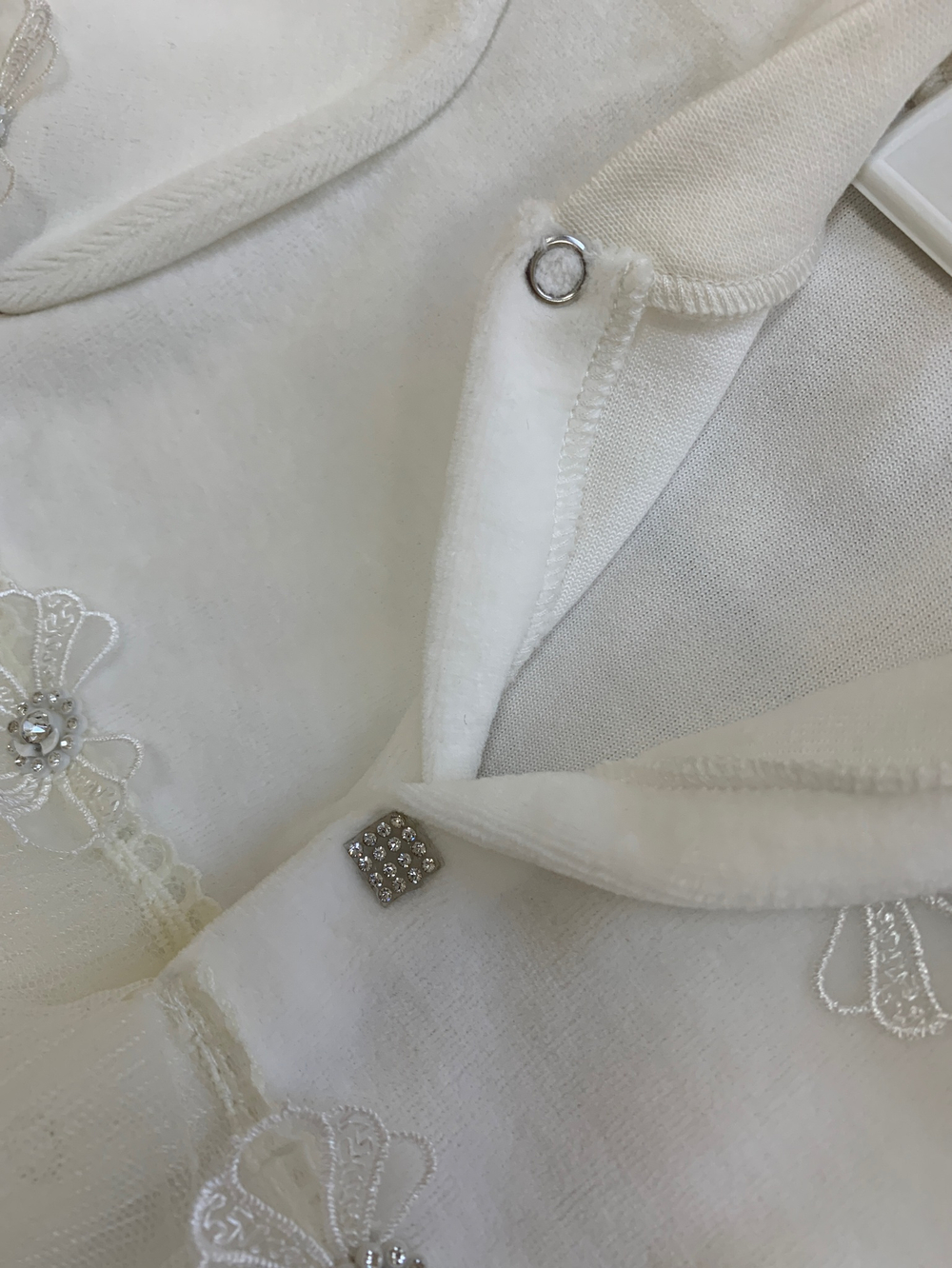 Комплект на выписку "Алиса" (Комбинезон-платье, шапочка) (Белоснежка) (Цвет: Белый, Размер: 56)