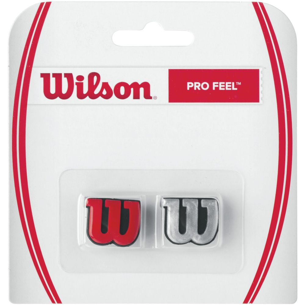 Теннисная ракетка Wilson Pro Feel Dampener 2 Pack - Silver, Red