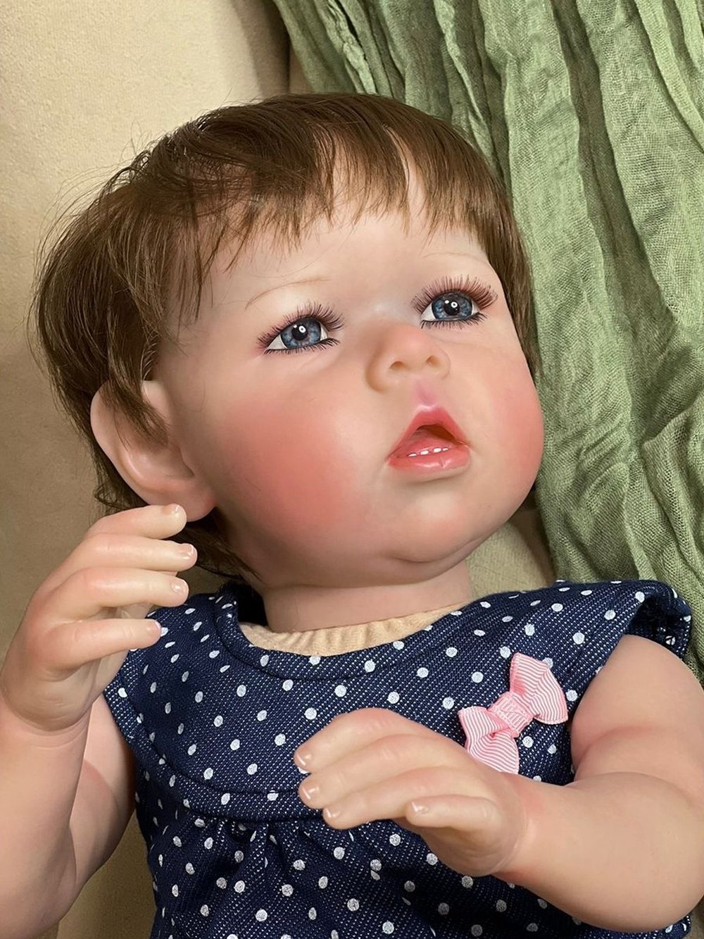 Кукла Реборн мягконабивная 60см в пакете (FA-536)