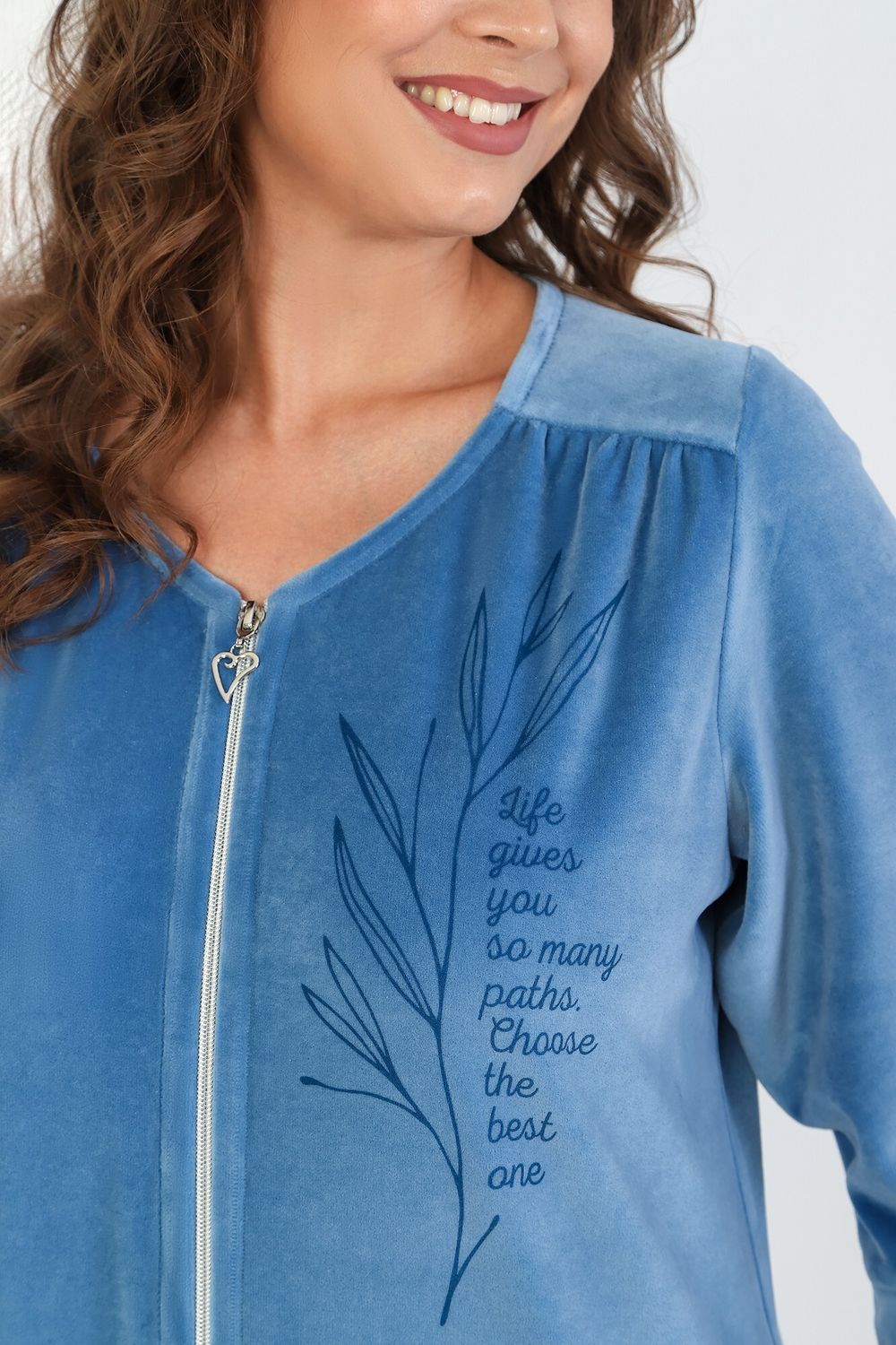 Халат Саломея Виотекс ИНДИГО