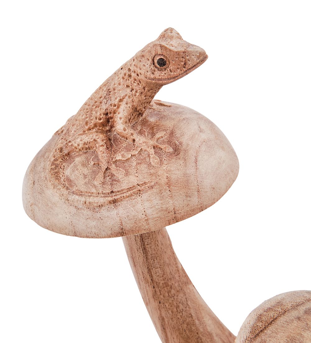 50-011 Статуэтка «Ящерица на грибе»