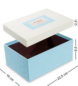 Packing Symphony WF-06/3-A Коробка «Прямоугольник» цв.голуб./молочн.