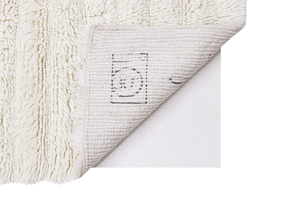 Шерстяной стираемый ковер Lorena Canals Dunes Sheep White L (240 x 170 см)