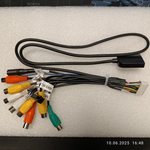 RCA разъем с внешним слотом под сим-карту для Android магнитол (совместимо с Teyes CC2+, CC3L, FarCar S400, Mekede, TS18, TS10 и пр.). С разъемом под вентилятор планшета.