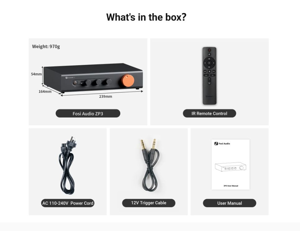 Предусилитель Fosi Audio P4