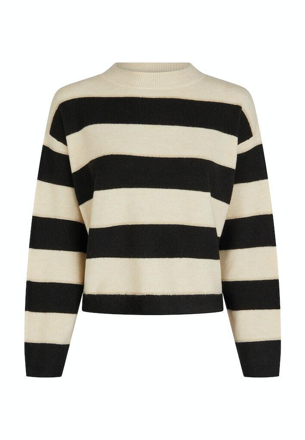 Джемпер Marc Aurel 81992 молочный с черным полоса