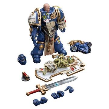 Фигурка Warhammer 40K Ultramarines Primaris Captain with Relic Shield and Power Sword 1:18