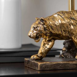 Настольная лампа Тигр Бронза с абажуром Сити - 2