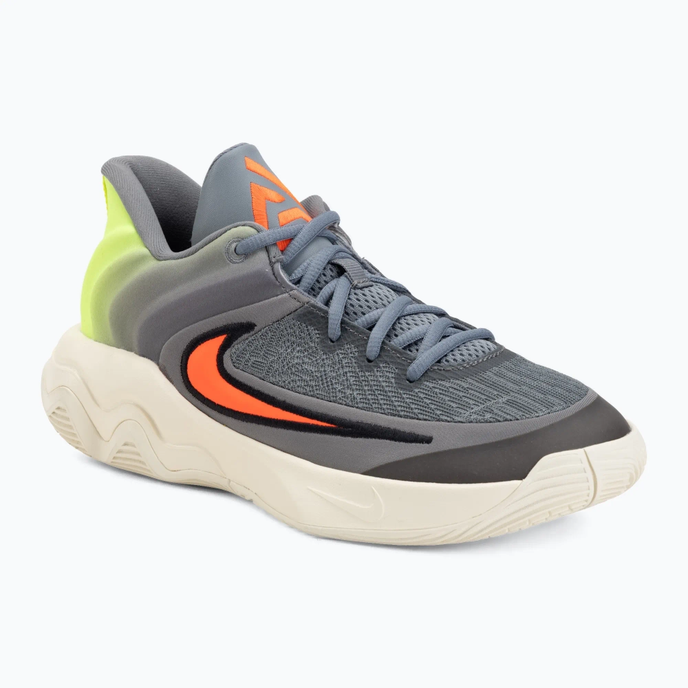 Баскетбольные Кроссовки Nike Giannis Immortality 4 cool grey/volt/total crimson
