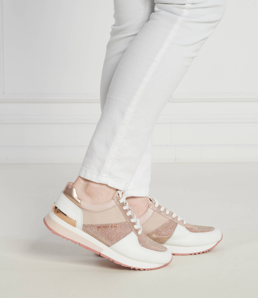Кроссовки ALLIE Michael Kors - розовое золото(43R4ALFS1D)