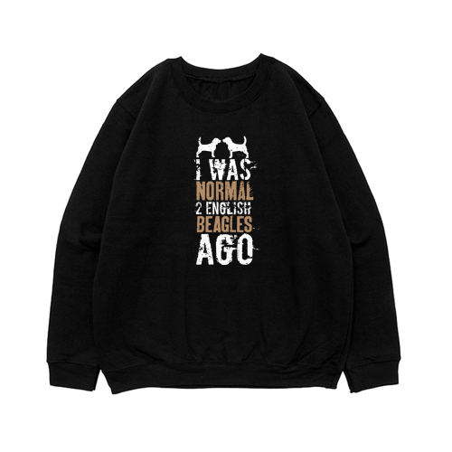 Свитшот "2 Бигля назад"
