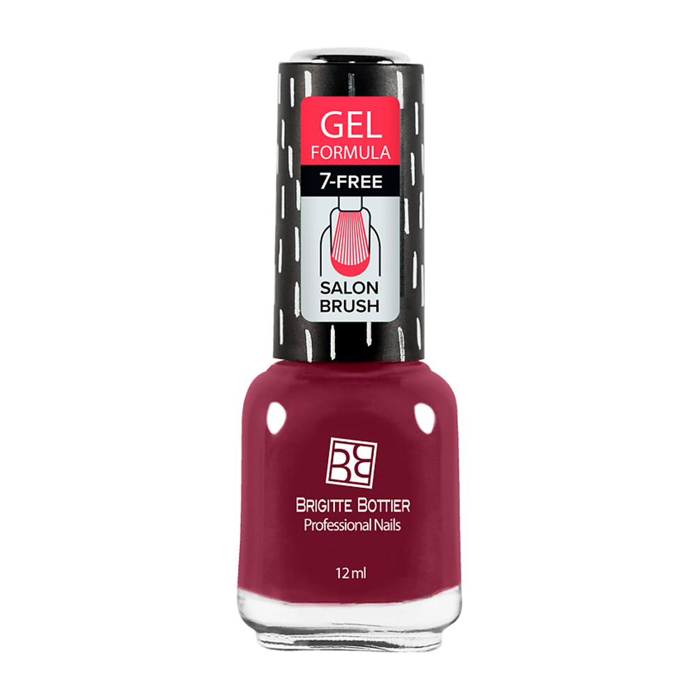 BRIGITTE BOTTIER Лак для ногтей GEL FORMULA тон 01 прозрачный, 078