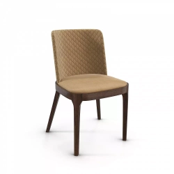 Стул "Garda" с мягким сиденьем и гнутой мягкой спинкой