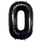 Шар цифра ЧЕРНАЯ 100см