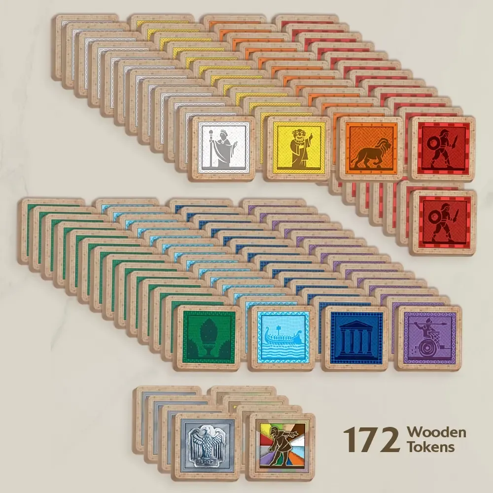 [Предзаказ] Performer Wooden Token Pack (172 Tokens, 4mm thickness)