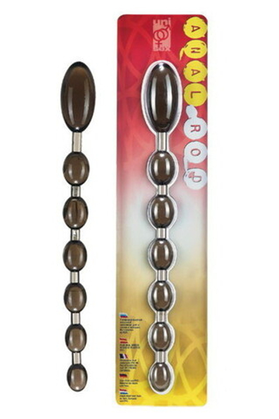 Цепочка-шарики Anal Rod анальные (Цвет: черный)