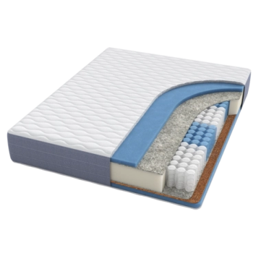 Матрас BuyDuet, 20 см, 2 уровня жесткости, независимые пружины