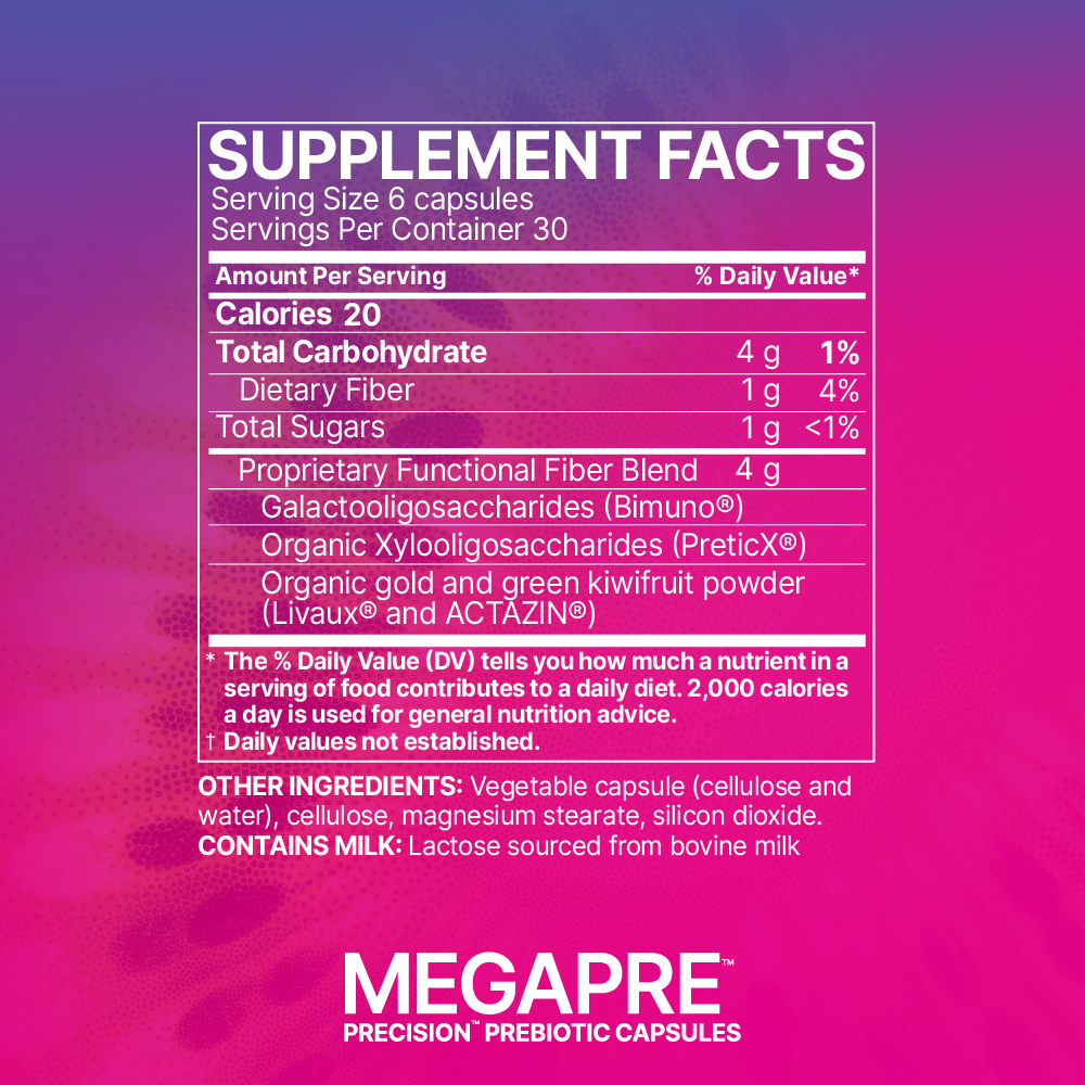 MegaPre 180 capsules Microbiome Labs