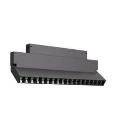 ST686.436.18 Св-к трек. Черный LED 1*18W 3000K 1 470Lm Ra>90 34° IP20 L370xW26xH137 220V СКАЙЛАЙН 220V