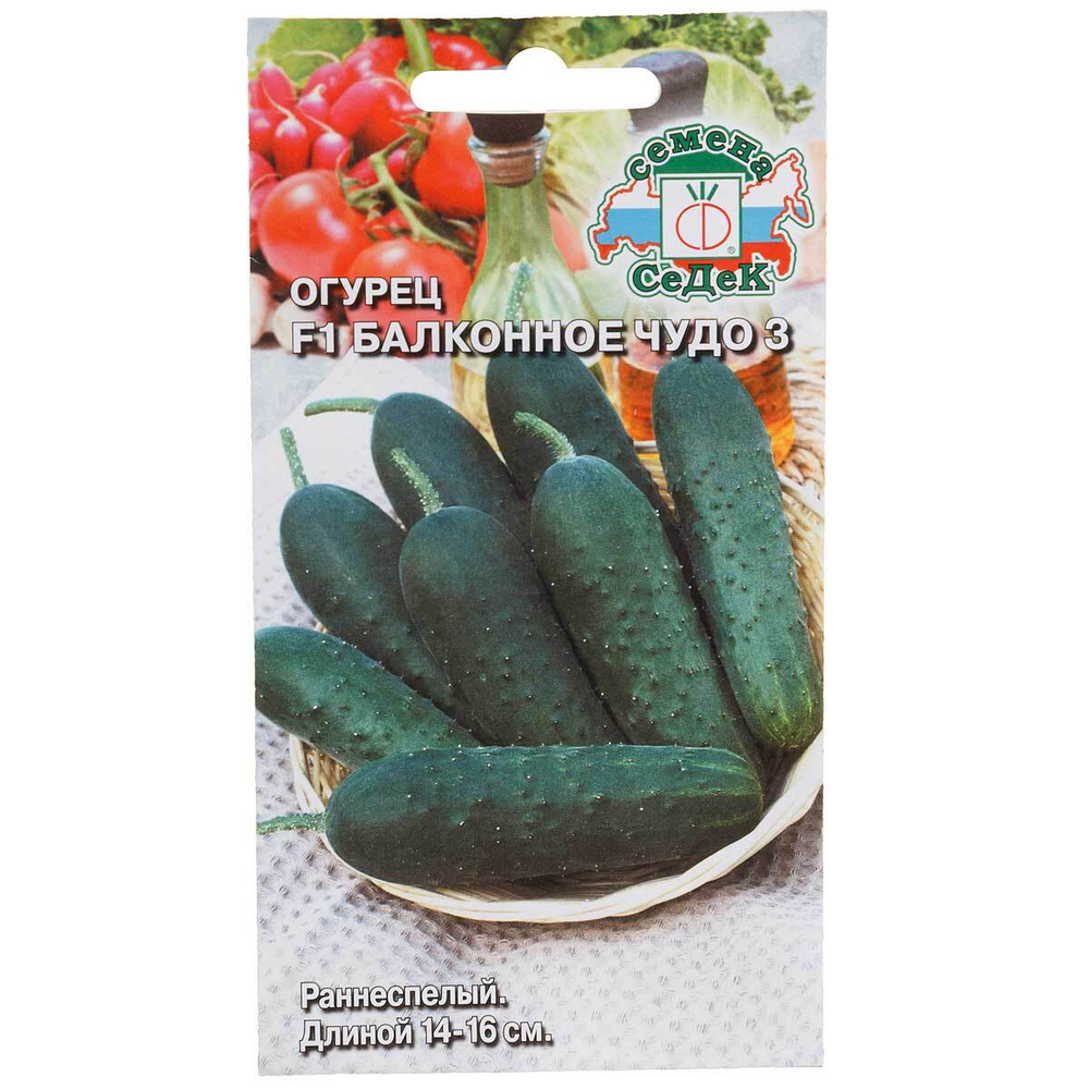 Огурец Балконное чудо 3 Седек Ц