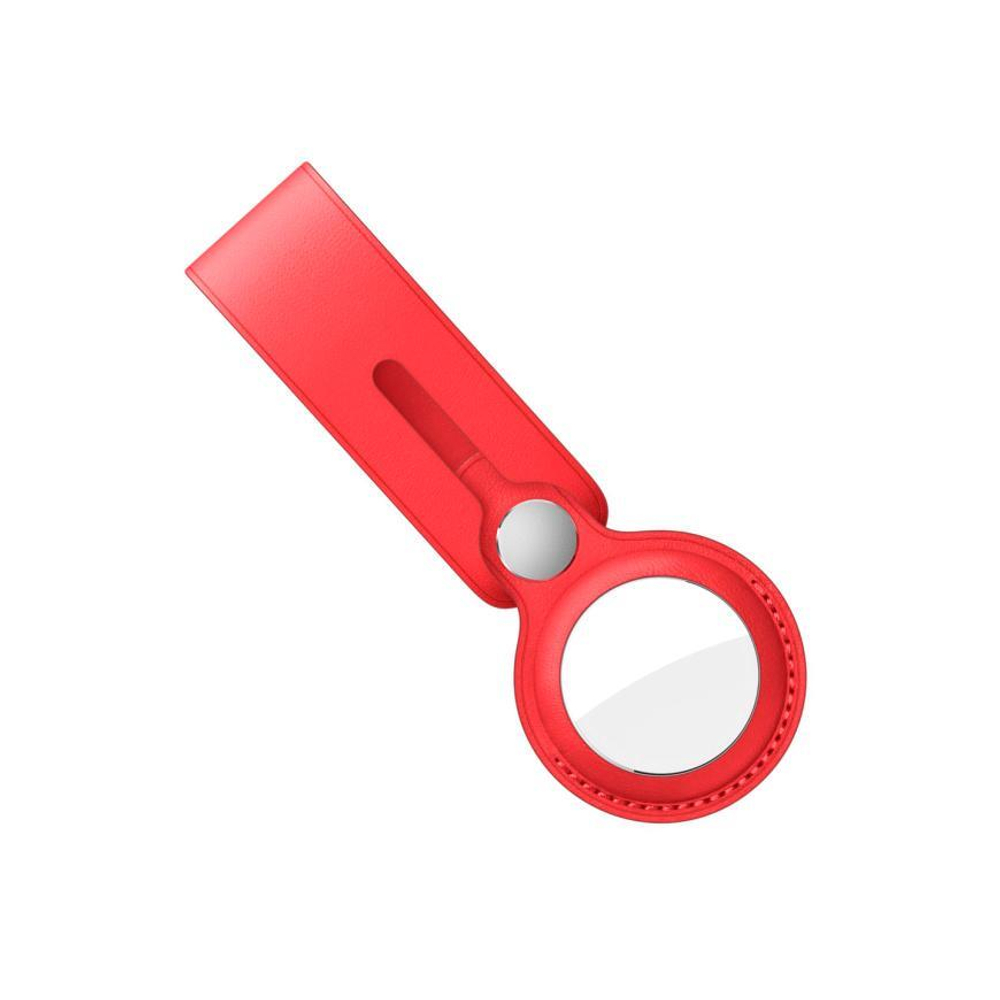 Кожаный брелок-подвеска Apple Leather Loop для AirTag, Красный