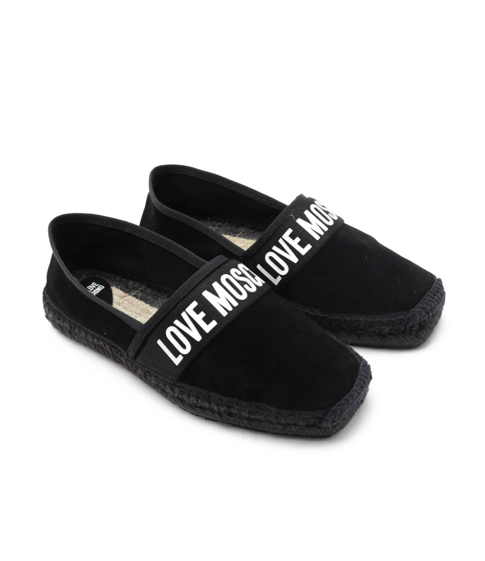 Кожаные эспадрильи Love Moschino - черный(JA10482G0GIG0)