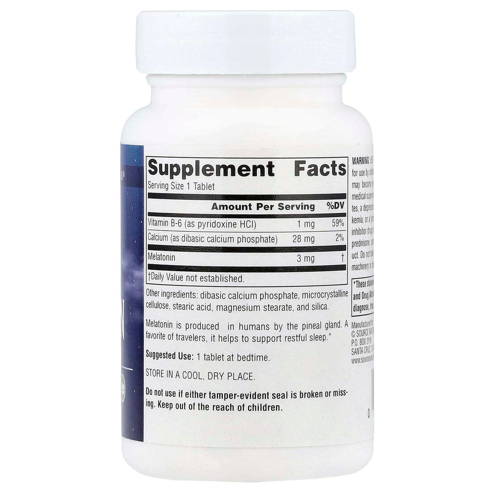 Source Naturals, Sleep Science®, мелатонин, 3 мг, 240 таблеток