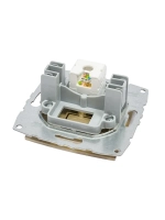 Механизм компьютерной розетки Rj45 Cat6 титан