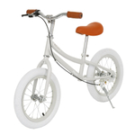 PITUSO Беговел Orbita, колеса AIR 14", тормоз, подножка,Gray matt/Серый матовый