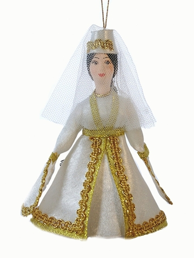 Кукла-подвеска сувенирная Кабардинка