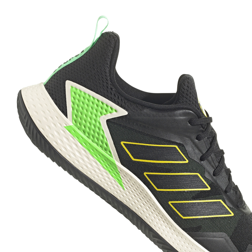 Мужские теннисные кроссовки adidas Defiant Speed Clay Court Shoe Men - Black, Neon Green