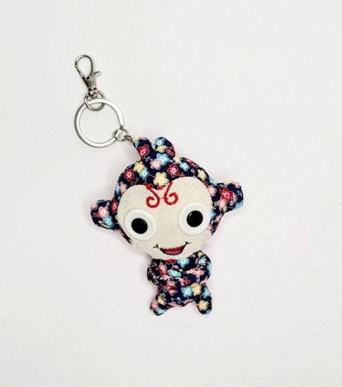 Мягкий брелок "Инопланетянин", цвет зеленый