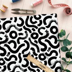 Ткань сатин цветовой акцент