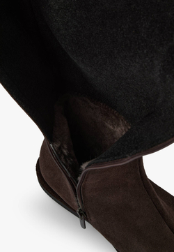 Сапоги // Ana // Chocolate // Suede